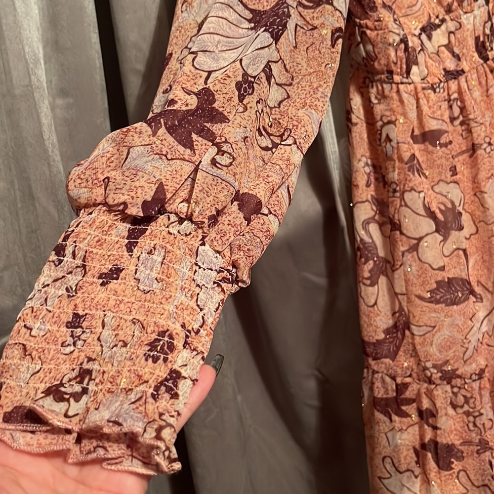 NWT Anthropology O.P.T Floral Degege dress - Picture 4 of 6